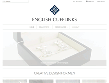 Tablet Screenshot of englishcufflinks.com